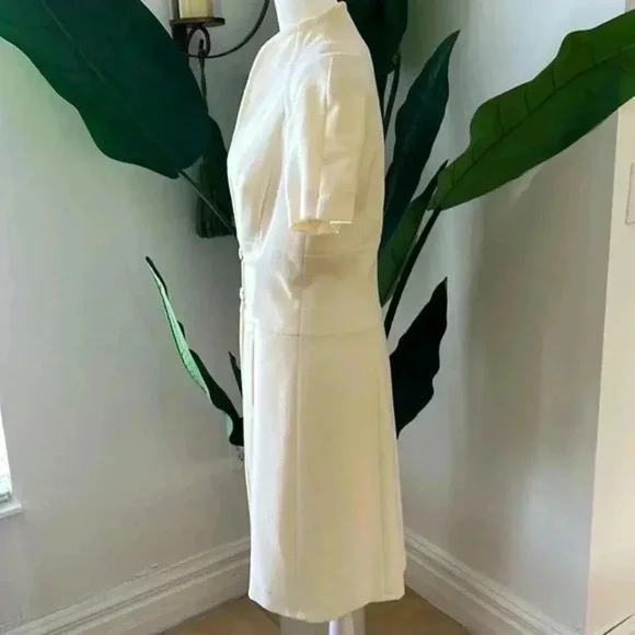 Escada SZ S M Cream Dress Suite - Picture 4 of 15